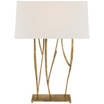 Aspen Table Lamp - Gilded Iron / Linen