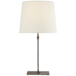Dauphine Table Lamp - Aged Iron / Linen