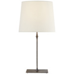 Dauphine Table Lamp - Aged Iron / Linen