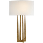 Scala Table Lamp - Gilded Iron / Linen