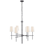 Grenol Chandelier - Bronze / Linen