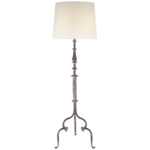 Madeleine Floor Lamp - Belgian White / Linen