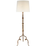 Madeleine Floor Lamp - Gilded Iron / Linen