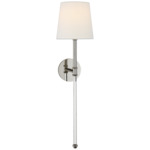 Camille Wall Sconce - Polished Nickel / Linen