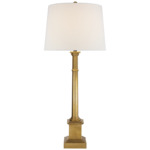 Josephine Table Lamp - Hand Rubbed Antique Brass / Linen