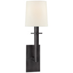 Dalston Wall Sconce - Bronze / Linen