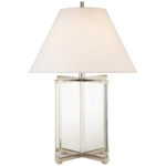 Cameron Table Lamp - Polished Nickel / Crystal