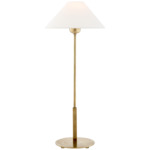 Hackney Table Lamp - Hand Rubbed Antique Brass / Linen
