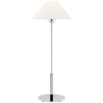 Hackney Table Lamp - Polished Nickel / Linen