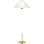 Hackney Buffet Lamp - Hand Rubbed Antique Brass / Linen