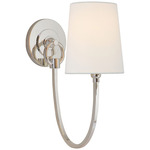 Reed Wall Sconce - Polished Nickel / Linen