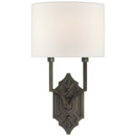 Silhouette Wall Sconce - Bronze / Linen