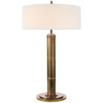 Longacre Tall Table Lamp - Hand-Rubbed Antique Brass / Linen