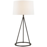 Nina Table Lamp - Aged Iron / Linen