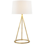 Nina Table Lamp - Gilded Iron / Linen