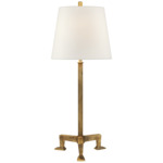 Parish Buffet Table Lamp - Gilded Iron / Linen