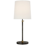 Bryant Adjustable Table Lamp - Bronze / Hand-Rubbed Antique Brass / Linen
