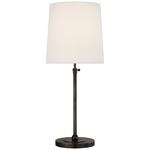 Bryant Adjustable Table Lamp - Bronze / Linen