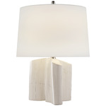 Carmel Table Lamp - Plaster White / Linen
