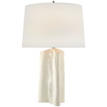 Sierra Buffet Table Lamp - Plaster White / Linen