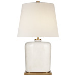 Mimi Table Lamp - Tea Stain Crackle / Linen