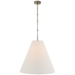 Goodman Pendant - Antique Nickel / Linen