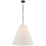 Goodman Pendant - Bronze / Hand-Rubbed Antique Brass / Linen