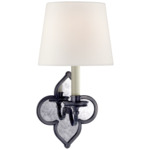 Lana Wall Sconce - Gun Metal / Linen