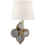 Lana Wall Sconce - Natural Brass / Linen