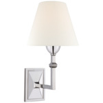 Jane Wall Sconce - Polished Nickel / Linen