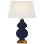 Anita Table Lamp - Midnight Blue / Linen
