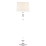 Lotus Floor Lamp - Plaster White / Linen