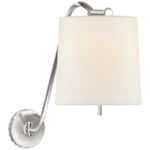 Understudy Wall Sconce - Polished Nickel / Linen
