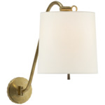 Understudy Wall Sconce - Soft Brass / Linen