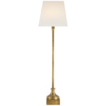 Cawdor Table Lamp - Antique-Burnished Brass / Linen