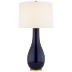 Orson Table Lamp - Denim Porcelain / Linen