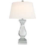 Balustrade Table Lamp - Crystal / Linen