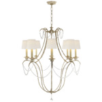 Montmarte Chandelier - Old White / Linen