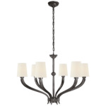 Ruhlmann Chandelier - Bronze / Linen