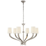 Ruhlmann Chandelier - Polished Nickel / Linen