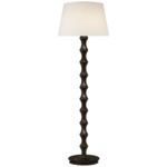 Bamboo Floor Lamp - Bamboo / Linen