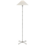 Grenol Floor Lamp - Polished Nickel / Linen