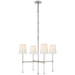 Camille Chandelier - Polished Nickel / Linen