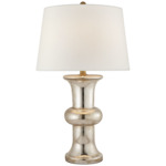 Bull Nose Table Lamp - Mercury / Linen