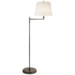 Paulo Floor Lamp - Bronze / Linen