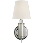 Longacre Wall Sconce - Polished Nickel / Linen