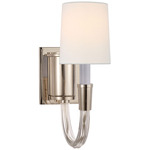 Vivian Wall Sconce - Polished Nickel / Linen