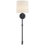 Michel Wall Sconce - Aged Iron / Linen