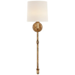 Michel Wall Sconce - Gilded Iron / Linen