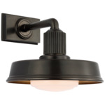 Ruhlmann Small Wall Sconce - Bronze / White